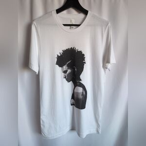 Lisbeth Salander Bella + Canvas Graphic Men's White Medium T-Shirt